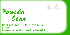 monika olar business card